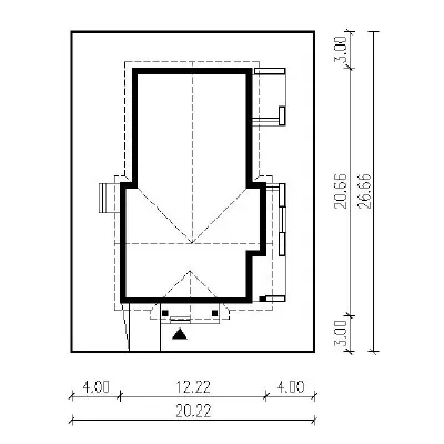 Alabastrowe wzgórze — plan sytuacyjny 1 (odbicie lustrzane)