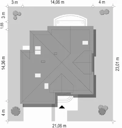Amadeusz — plan sytuacyjny 1