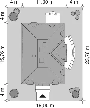 Ambasador 3 — plan sytuacyjny 1