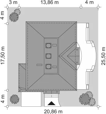 Ambasador — plan sytuacyjny 1