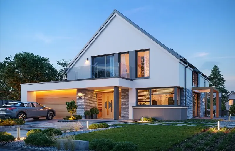 Projekt domu Amber 2 — wizualizacja