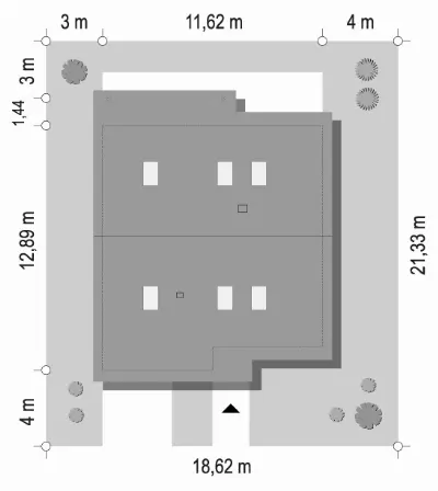 Ambitny — plan sytuacyjny 1