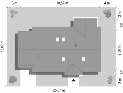 Anatol 2 — plan sytuacyjny 1 (odbicie lustrzane)