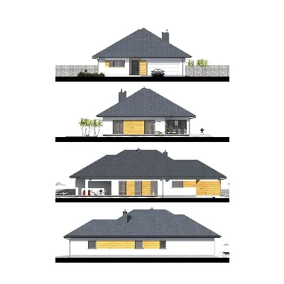 Arkansas — elewacje 1 (odbicie lustrzane)