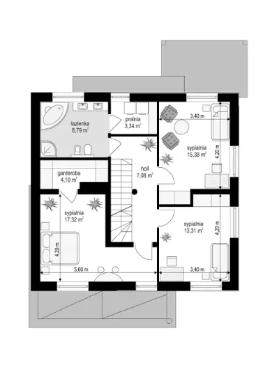 Artemida — rzuty kondygnacji 2