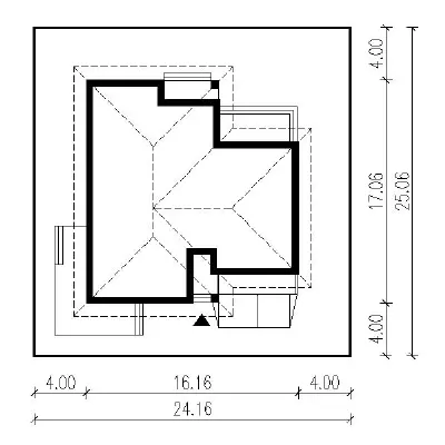 Bajeczny widok - wariant IV — plan sytuacyjny 1