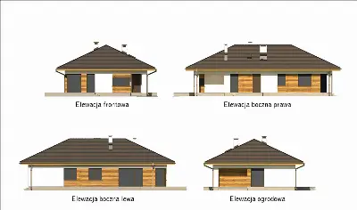 Bajeczny widok - wariant V — elewacje 1