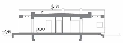 Bajeczny widok - wariant VI — przekroje 1 (odbicie lustrzane)