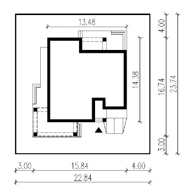 Bajeczny widok - wariant VI — plan sytuacyjny 1