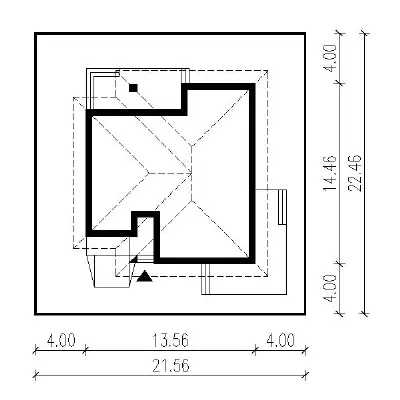 Bajeczny widok — plan sytuacyjny 1 (odbicie lustrzane)