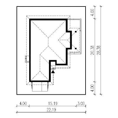 Bajkowy świat - wariant I — plan sytuacyjny 1 (odbicie lustrzane)