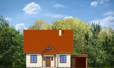 Bajkowy — elewacje 1 (odbicie lustrzane)