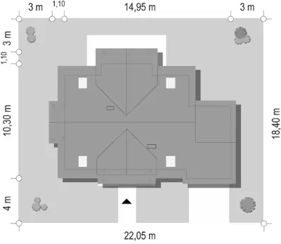 Bartek — plan sytuacyjny 1
