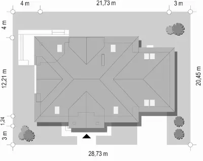 Benedykt 4 — plan sytuacyjny 1