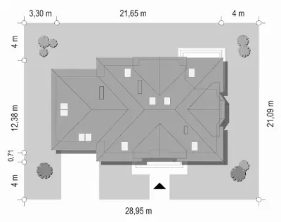 Benedykt 5 — plan sytuacyjny 1