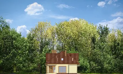 Benedykt Bliźniak — elewacje 3 (odbicie lustrzane)