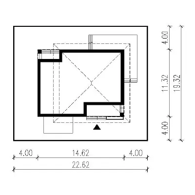 Bez tajemnic - wariant III — plan sytuacyjny 1 (odbicie lustrzane)