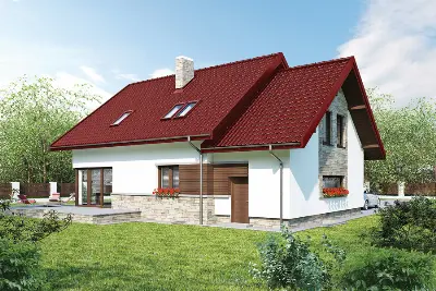 Biały bez - wariant I (podpiwniczony) — wizualizacje 1