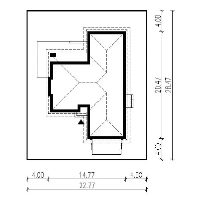Bliski sercu - wariant IV — plan sytuacyjny 1