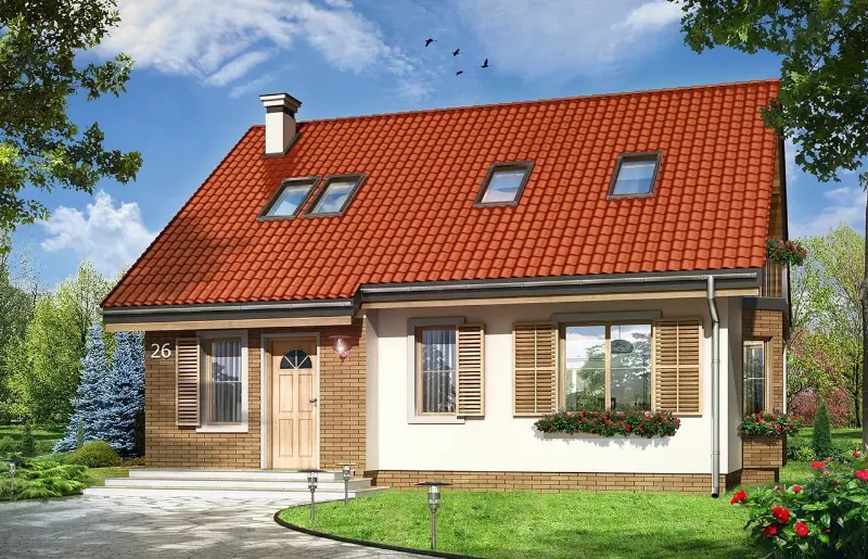 Projekt domu Bryza 3 — wizualizacja