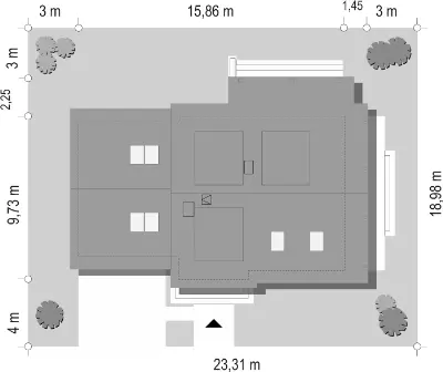 Bryza 4 — plan sytuacyjny 1