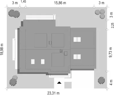 Bryza 4 — plan sytuacyjny 1 (odbicie lustrzane)