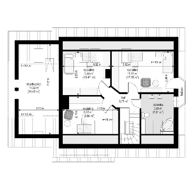 Bryza 5 (NF40) — rzuty kondygnacji 2