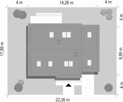 Bryza 6 (MDM) — plan sytuacyjny 1 (odbicie lustrzane)