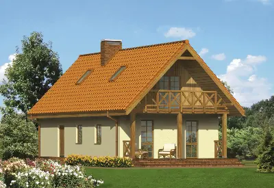 Budynek agroturystyczny (całoroczny) U04 — wizualizacje 1