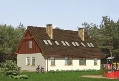 Budynek agroturystyczny (letniskowy) U08 — wizualizacje 1