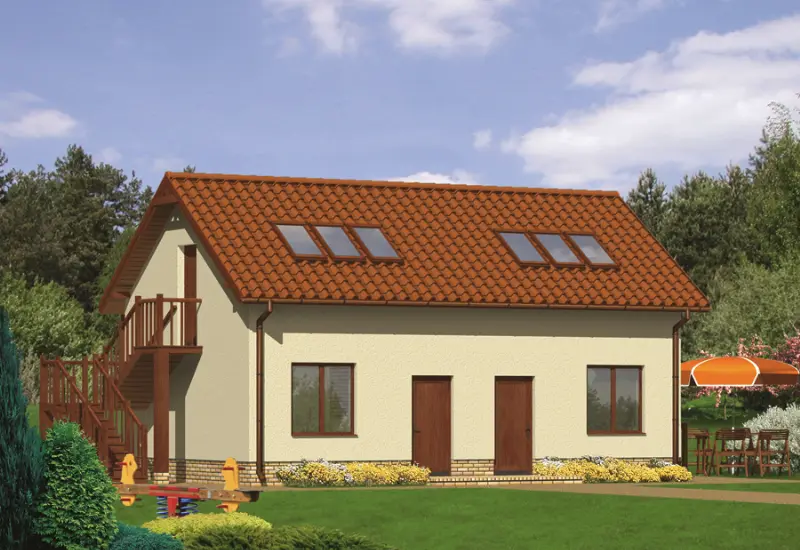 Projekt domu Budynek agroturystyczny (letniskowy) UC21 — wizualizacja