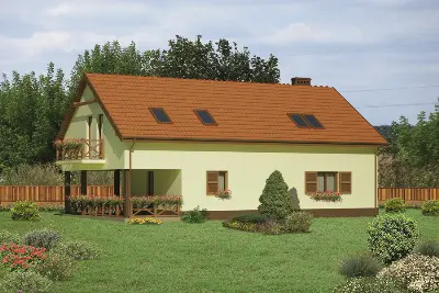 Budynek agroturystyczny (letniskowy) UC22 — wizualizacje 1