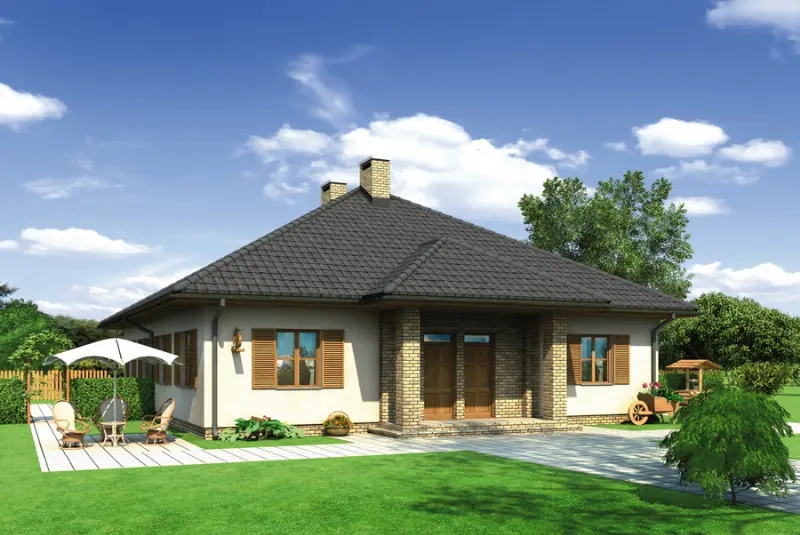 Projekt domu Budynek agroturystyczny (letniskowy) UC47 — wizualizacja