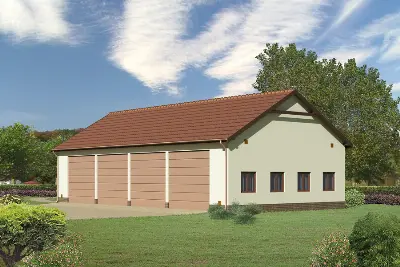 Budynek garażowo-magazynowy GMC01 — wizualizacje 1