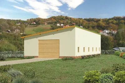 Budynek garażowo-magazynowy GMC04c — wizualizacje 1