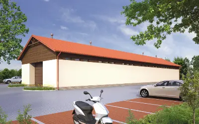 Budynek garażowo-magazynowy GMC26 — wizualizacje 1