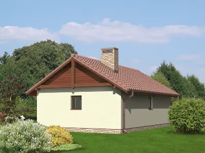 Budynek gospodarczy G15b — wizualizacje 2 (odbicie lustrzane)