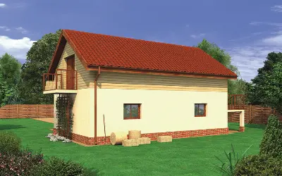 Budynek inwentarsko-gospodarczy IGC01 — wizualizacje 1