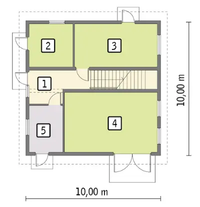 Budynek inwentarsko-gospodarczy IGC06 — rzuty kondygnacji 1