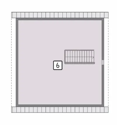 Budynek inwentarsko-gospodarczy IGC06 — rzuty kondygnacji 2