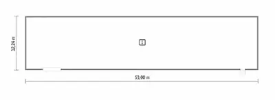 Budynek magazynowy GMC62 — rzuty kondygnacji 1 (odbicie lustrzane)