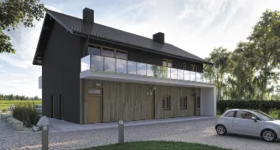 Budynek mieszkalno-usługowy UC69b — wizualizacje 3 (odbicie lustrzane)