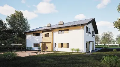 Budynek usługowo-mieszkalny UC51d — wizualizacje 1