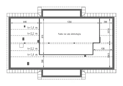 Budynek usługowy U26 — rzuty kondygnacji 2 (odbicie lustrzane)