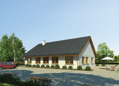 Budynek usługowy U26c — wizualizacje 2