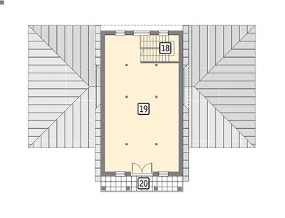 Budynek usługowy UC44 — rzuty kondygnacji 2