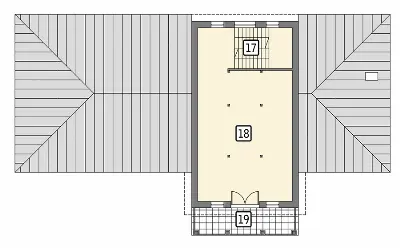 Budynek usługowy UC44a — rzuty kondygnacji 2