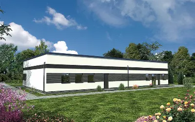 Budynek usługowy UC59 — wizualizacje 3 (odbicie lustrzane)