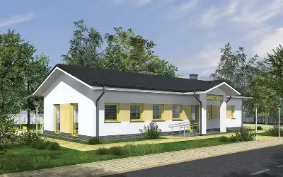 Budynek usługowy UC67b — wizualizacje 1