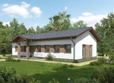 Budynek usługowy UC67b — wizualizacje 1 (odbicie lustrzane)